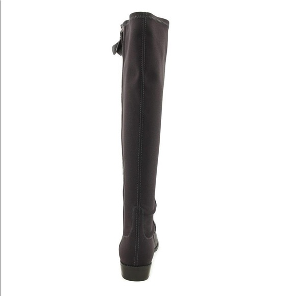 Stuart Weitzman Zip Me Down Boots in Grey - Picture 3 of 4